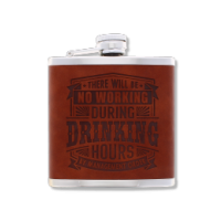 Top Bloke's Finest Pour - Personalized Hip Flask- Drinking