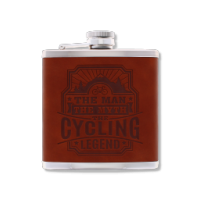 Top Bloke's Finest Pour - Personalized Hip Flask- Cycling