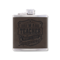 Top Bloke's Finest Pour - Personalized Hip Flask- Teacher