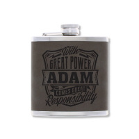 Top Bloke's Finest Pour - Personalized Hip Flask- Adam