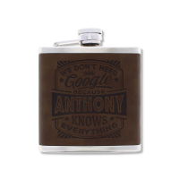 Top Bloke's Finest Pour - Personalized Hip Flask- Anthony