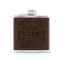 Top Bloke's Finest Pour - Personalized Hip Flask- Brian