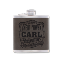 Top Bloke's Finest Pour - Personalized Hip Flask- Carl
