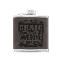 Top Bloke's Finest Pour - Personalized Hip Flask- Craig