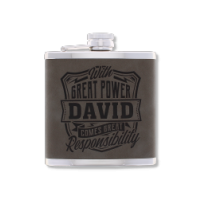 Top Bloke's Finest Pour - Personalized Hip Flask- David