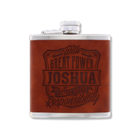 Top Bloke's Finest Pour - Personalized Hip Flask- Joshua