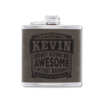 Top Bloke's Finest Pour - Personalized Hip Flask- Kevin