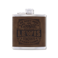 Top Bloke's Finest Pour - Personalized Hip Flask- Lewis