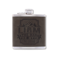 Top Bloke's Finest Pour - Personalized Hip Flask-  Liam