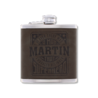 Top Bloke's Finest Pour - Personalized Hip Flask- Martin
