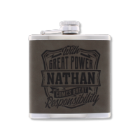 Top Bloke's Finest Pour - Personalized Hip Flask- Nathan