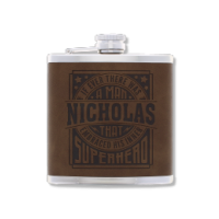 Top Bloke's Finest Pour - Personalized Hip Flask- Nicholas