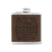 Top Bloke's Finest Pour - Personalized Hip Flask- Richard