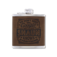 Top Bloke's Finest Pour - Personalized Hip Flask- Shaun