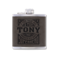 Top Bloke's Finest Pour - Personalized Hip Flask- Tony