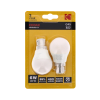 Kodak LED Golf Bulb B22 6W Warm White
