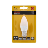 Kodak LED candle bulb, B22 bayonet, warm white