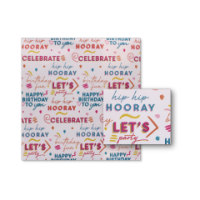 Birthday Party-Themed Gift Wrap 3-Metre Roll
