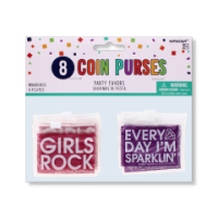 Party Pouch Set of 8 Mini Coin Purses