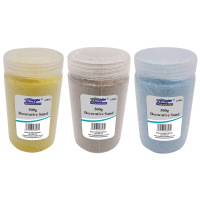 DINA DECORATIVE SAND YELLOW BROWN BLUE 500G