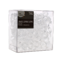 Clear acrylic diamonds in a 270-gram pack