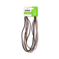 Scunci Non-slip Flat Hairwrap 6 Pcs