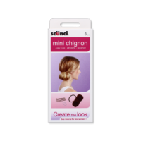 Assorted Mini Chignon Hair Bun Makers 6 Pcs