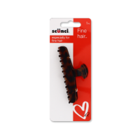 Single jaw clip for fine hair