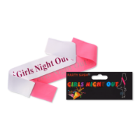 Girls Night Out Party Sash