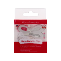 Six piece set of racer back bra clips