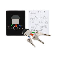 House shaped keyring in presentation box
