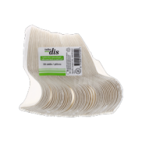Curly Spoon Pulp White 50 Pack