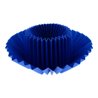 Blue Gogo paper hat, promotional party headwear