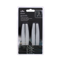 Four black car door protector guards