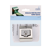 Croydex wall mounted metal bottle opener