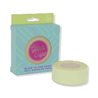 Glow in the dark self adhesive tape for safety and decoration