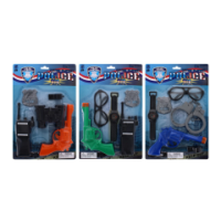 Police Action Play Set 6 Piece Kids Toy
