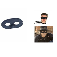 ZORO EYE MASK BLACK FABRIC DOMINO