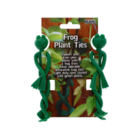 Twisty frog plant ties pack of two, close-up