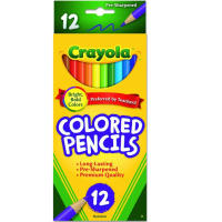 Crayola Pre Sharpened Coloured Pencils 12 Pack