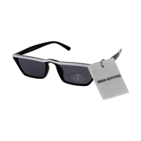 KATE STRIPE CAT EYE BLACK/NOIR SUNGLASSES