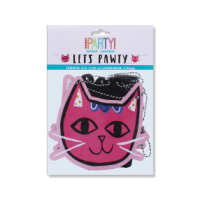 Let's Pawty Cat Party Banner 6ft
