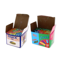 Chalk Set Assorted Colours 100 Pieces