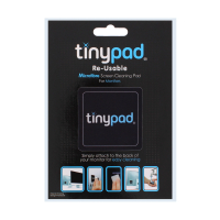 Re-usable microfibre cleaning pad for monitors