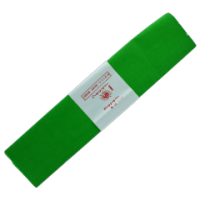 Lime green crepe paper roll, 50 x 250cm
