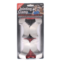 Jointing clamp for connecting pipes made of various materials