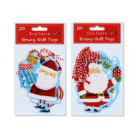 Santa & Friends Decorative Gift Tags 10 Pack