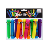Shuttle Pens 10 Colour 12 Pack