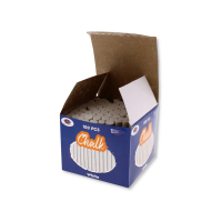 100 Pcs Dustless White High-Grade Chalk Set