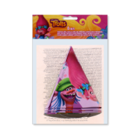 Trolls Party Hats Pack of 6 Wholesale